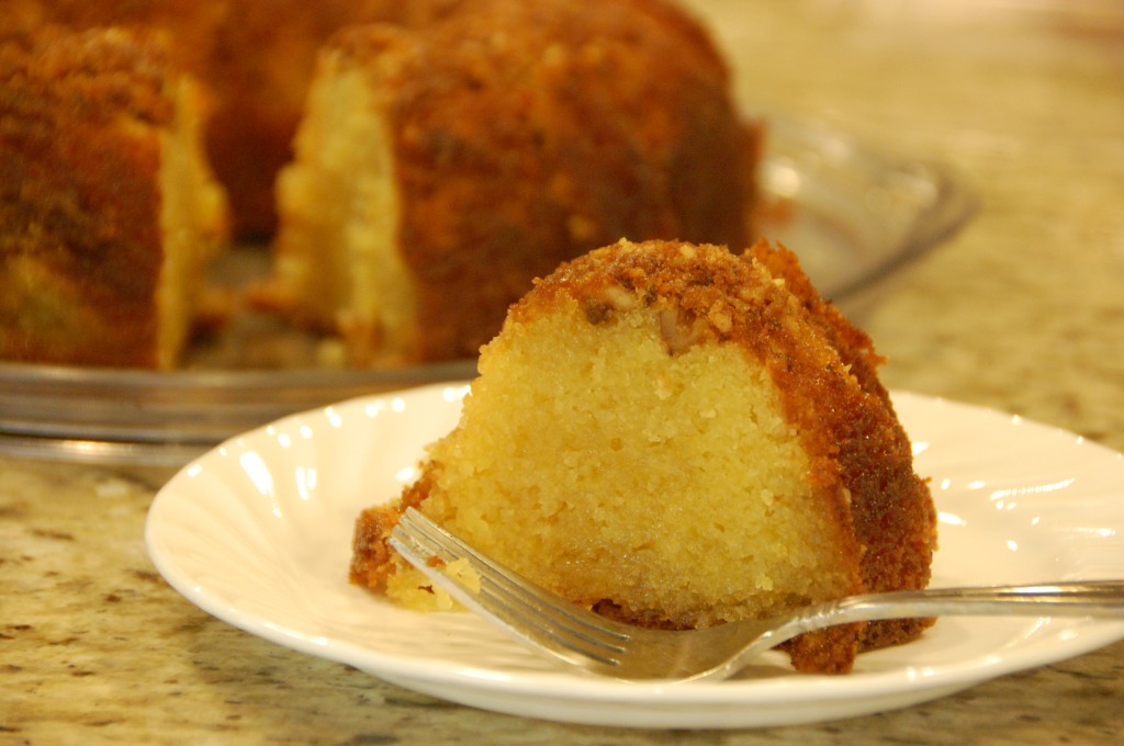 Homemade Rum Cake - Brown Eyed Baker