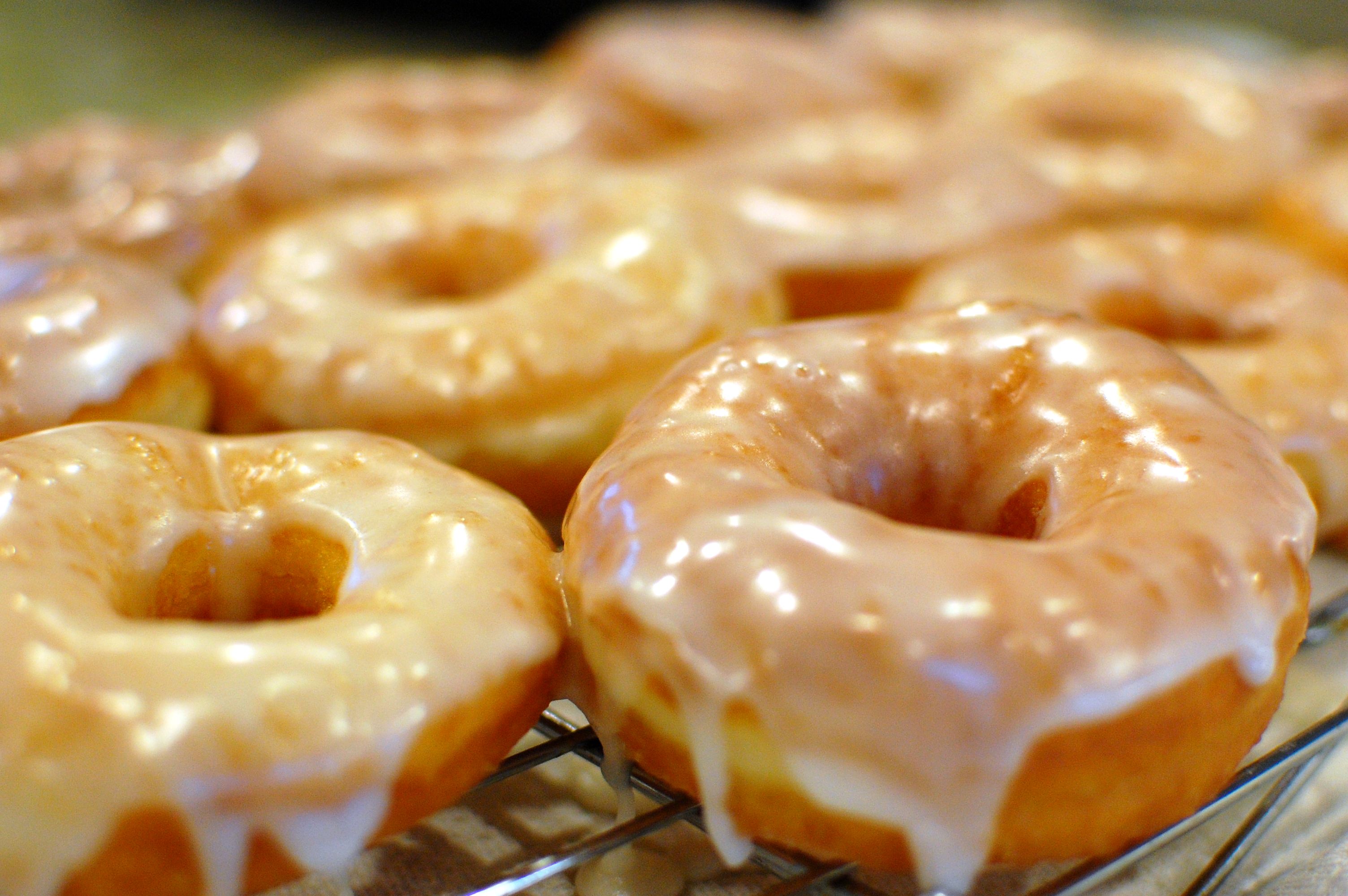 Homemade Glazed Donuts Krispy Kreme Doughnut Copycat Recipe The 350