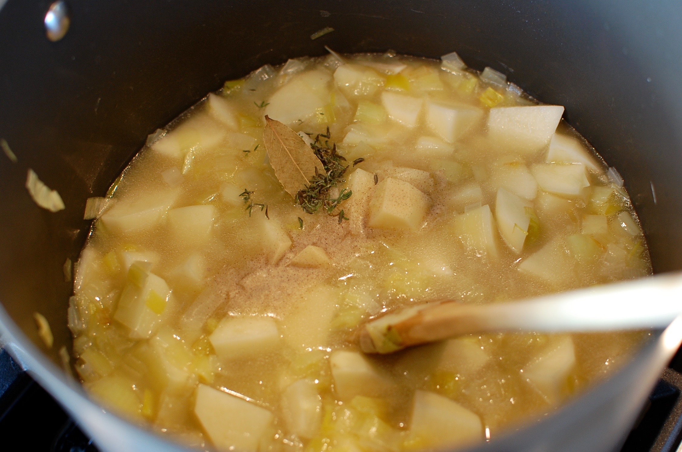 Картофельно луковый суп