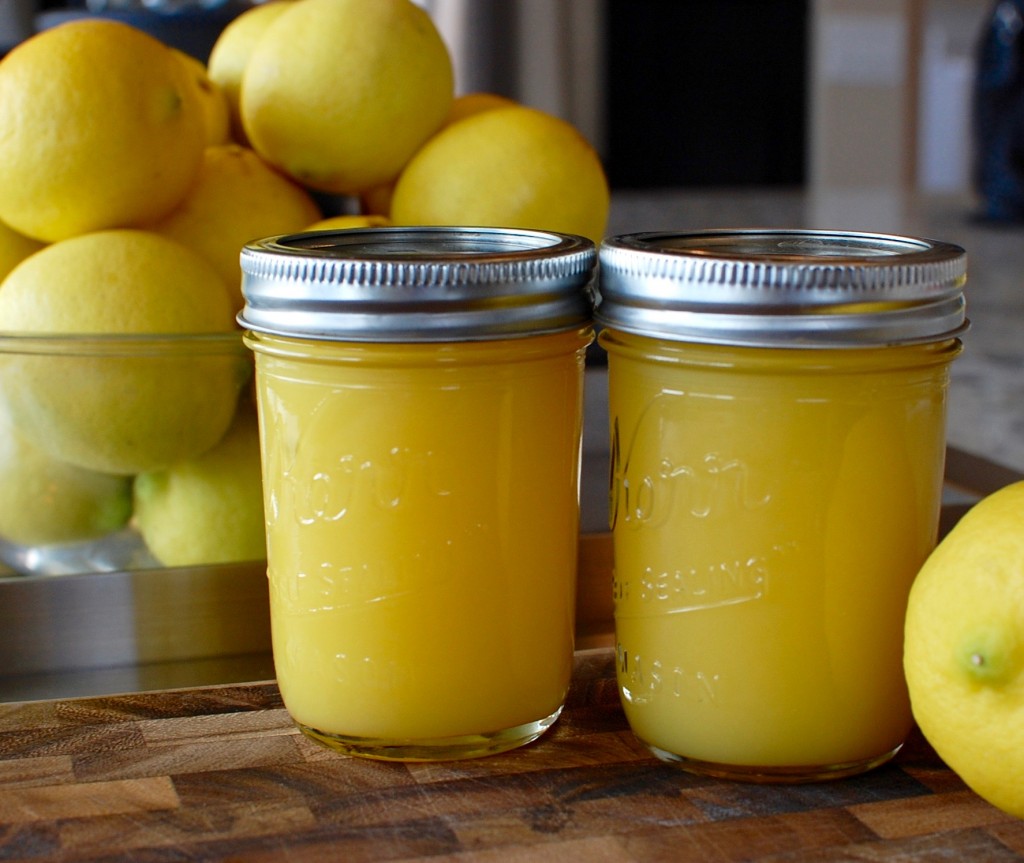 Mason Jar Microwave Lemon Curd